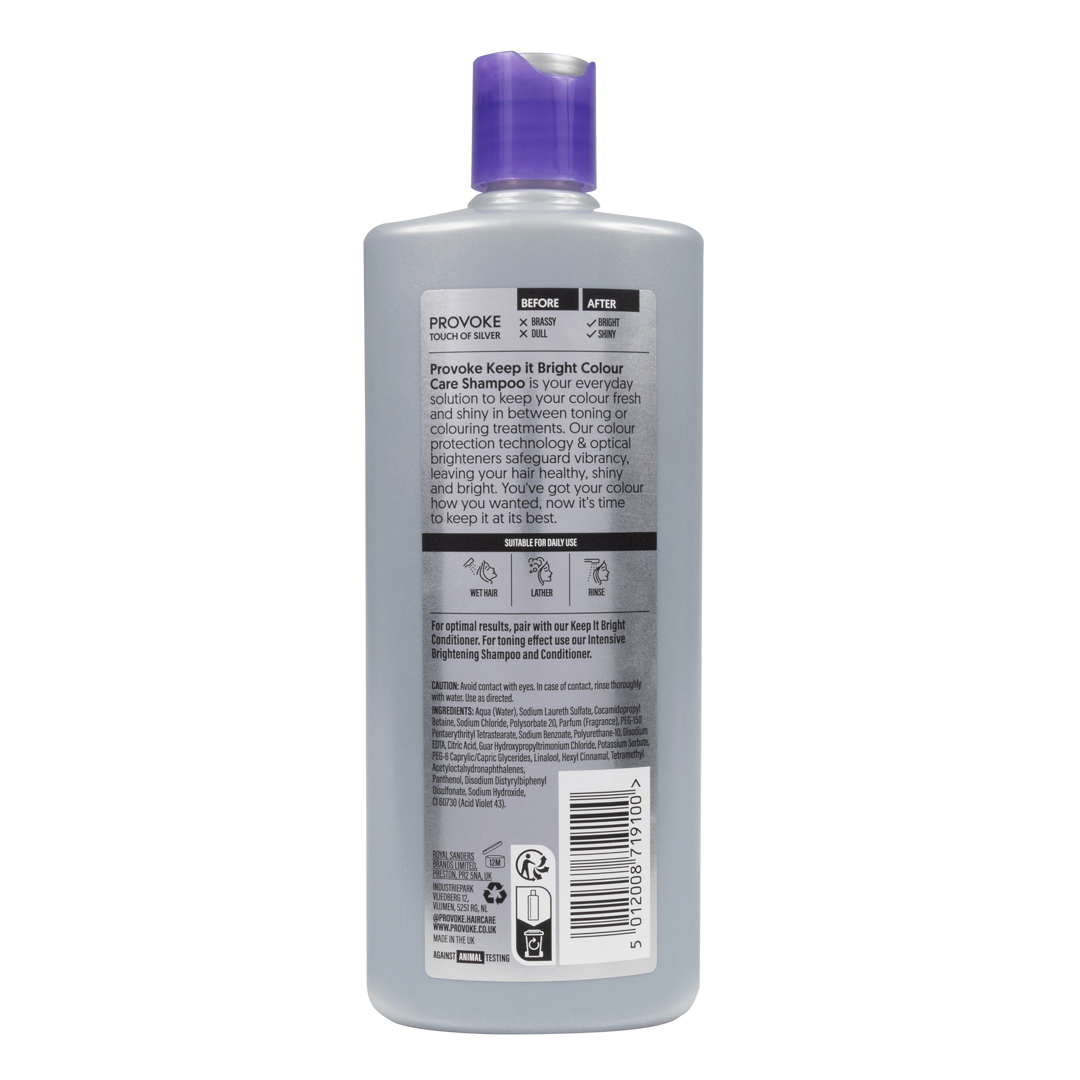 KEEP IT BRIGHT SHAMPOO 400ml (Previously Colour Care)