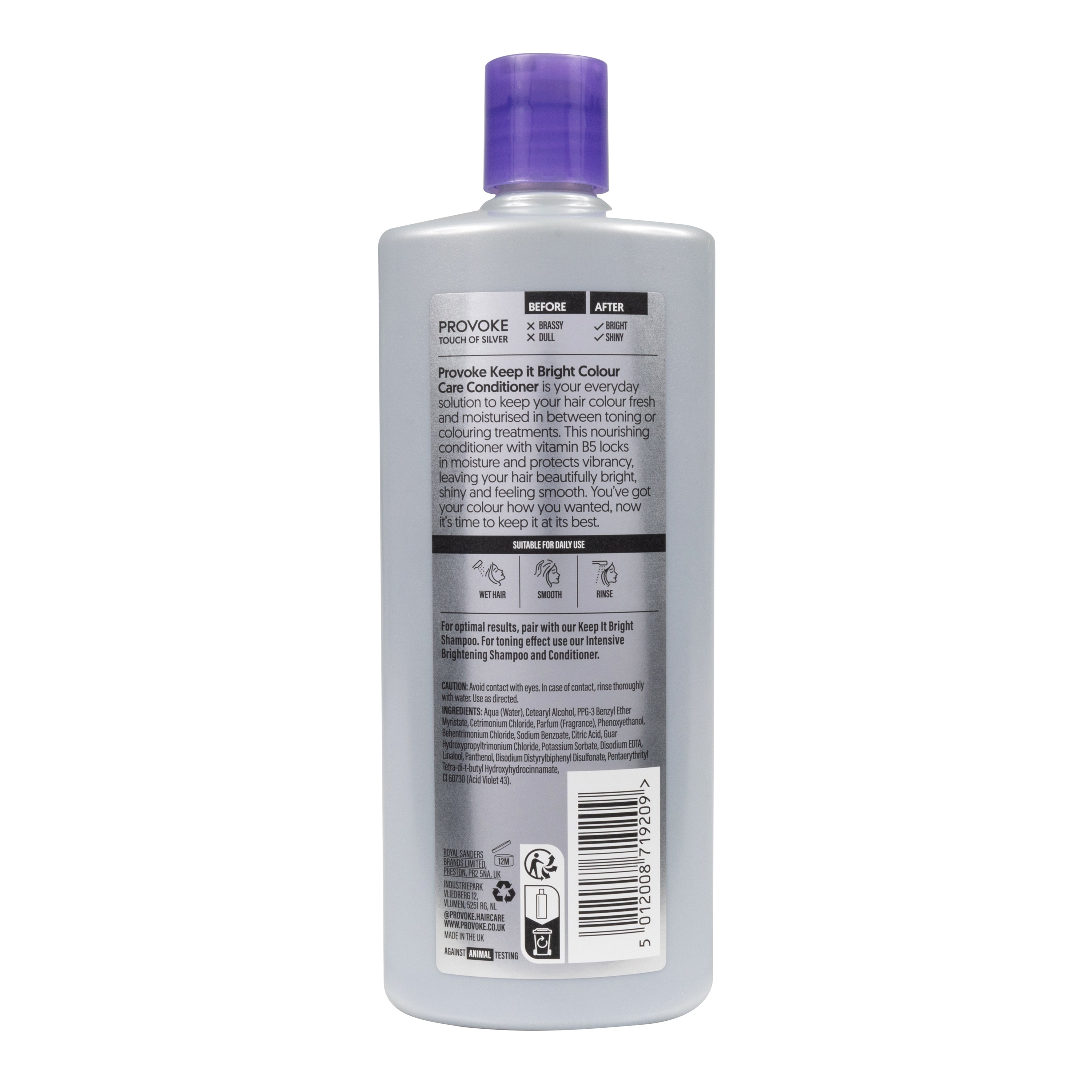 KEEP IT BRIGHT CONDITIONER 400ml (Previously Colour Care)