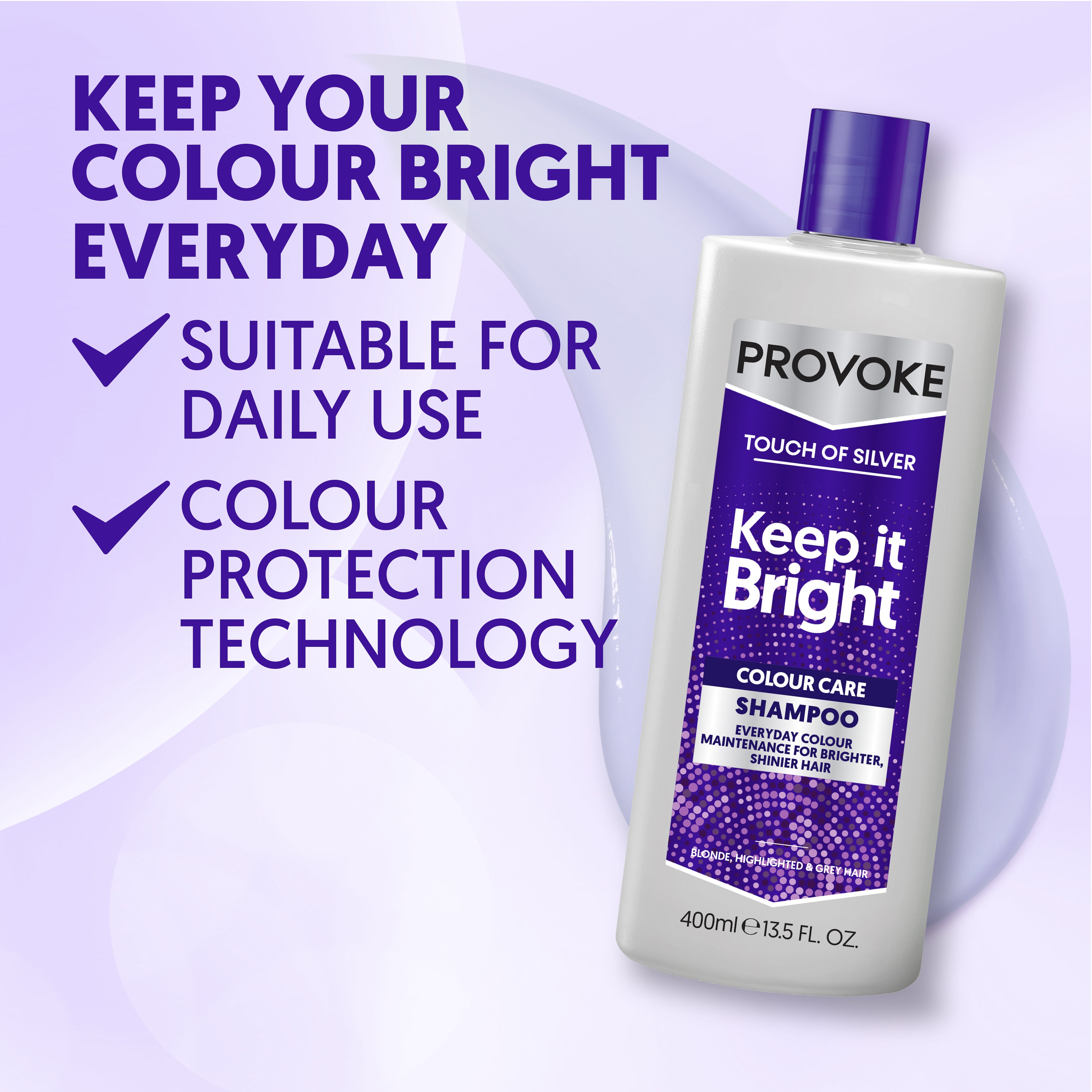 KEEP IT BRIGHT SHAMPOO 400ml (Previously Colour Care)