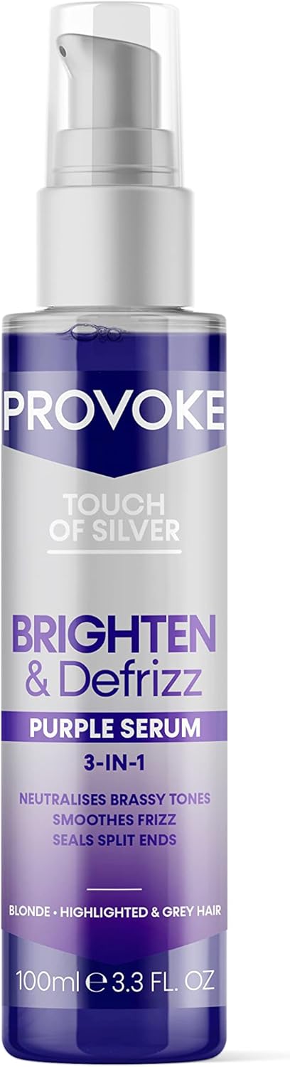 TOUCH OF SILVER BRIGHTEN & DEFRIZZ PURPLE SERUM