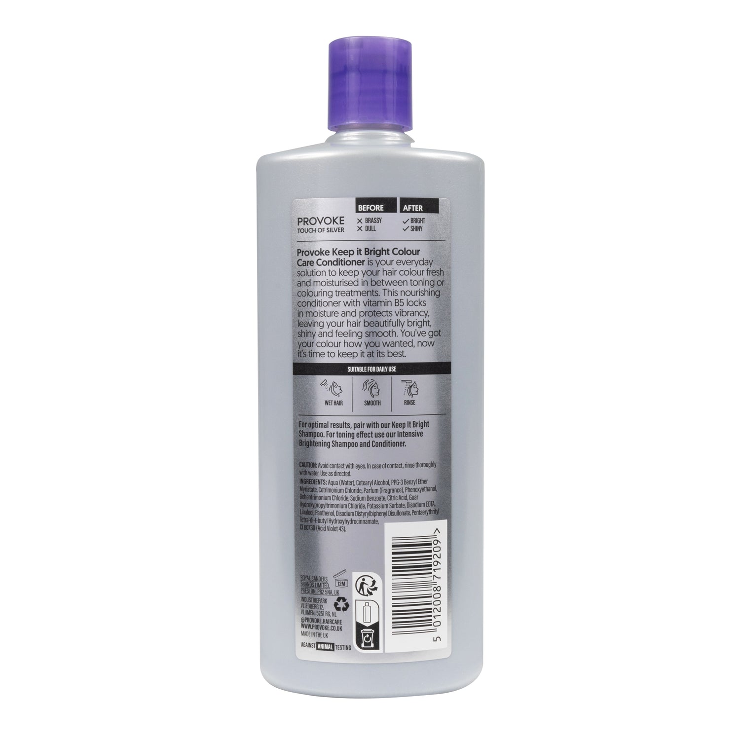 KEEP IT BRIGHT CONDITIONER 400ml (Previously Colour Care)