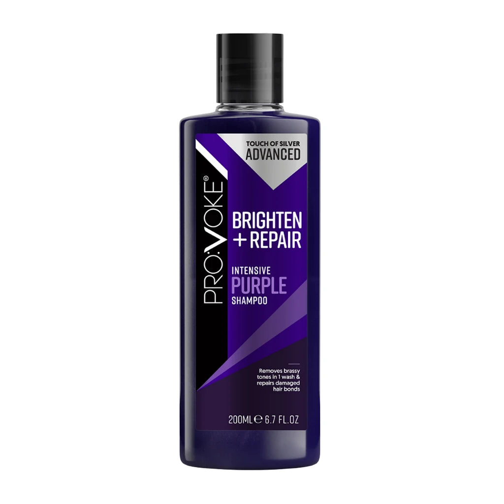 TOUCH OF SILVER ADVANCED BRIGHTEN+REPAIR PURPLE SHAMPOO